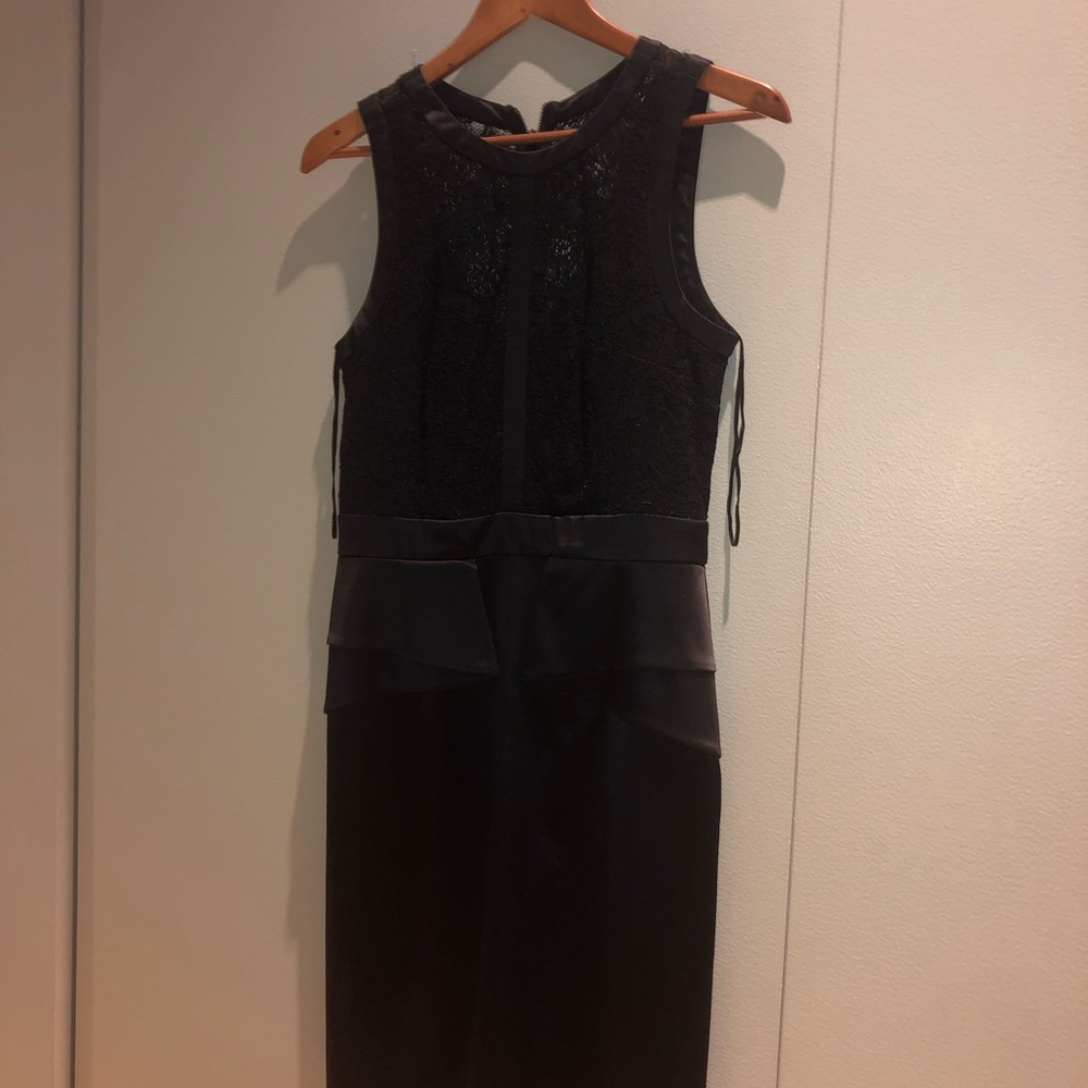 Vince Camuto Black Peplum cocktail dress